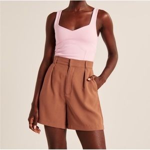Abercrombie & Fitch Ultra High Rise Dressy Tailored Shorts, Size Small